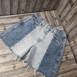 Blank NYC Blue and Gray Jean Shorts